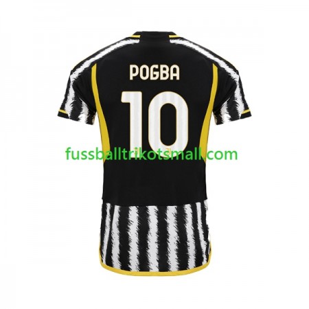 Fußballtrikots Juventus Paul Pogba 10 2023-2024 Kurzarm Heimtrikotsatz kaufen